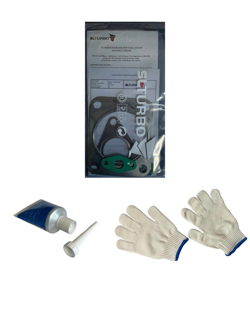 New Turbocharger 752610-0009 with Gasket Kit - Ford Transit / Land Rover Defender 2.4 TDCi